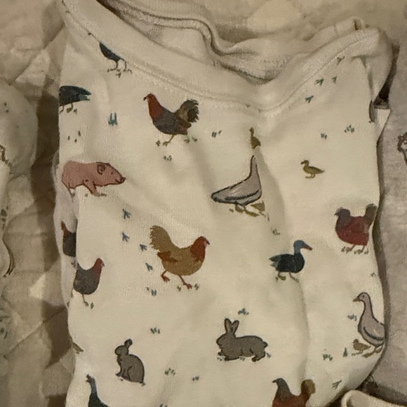 3 Pairs Carter's Organic Baby Jammie’s - Picture 3 of 6